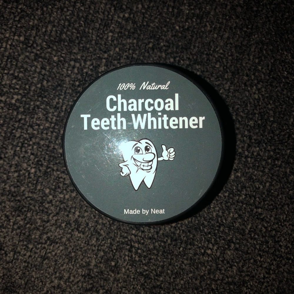 Charcoal teeth whitener